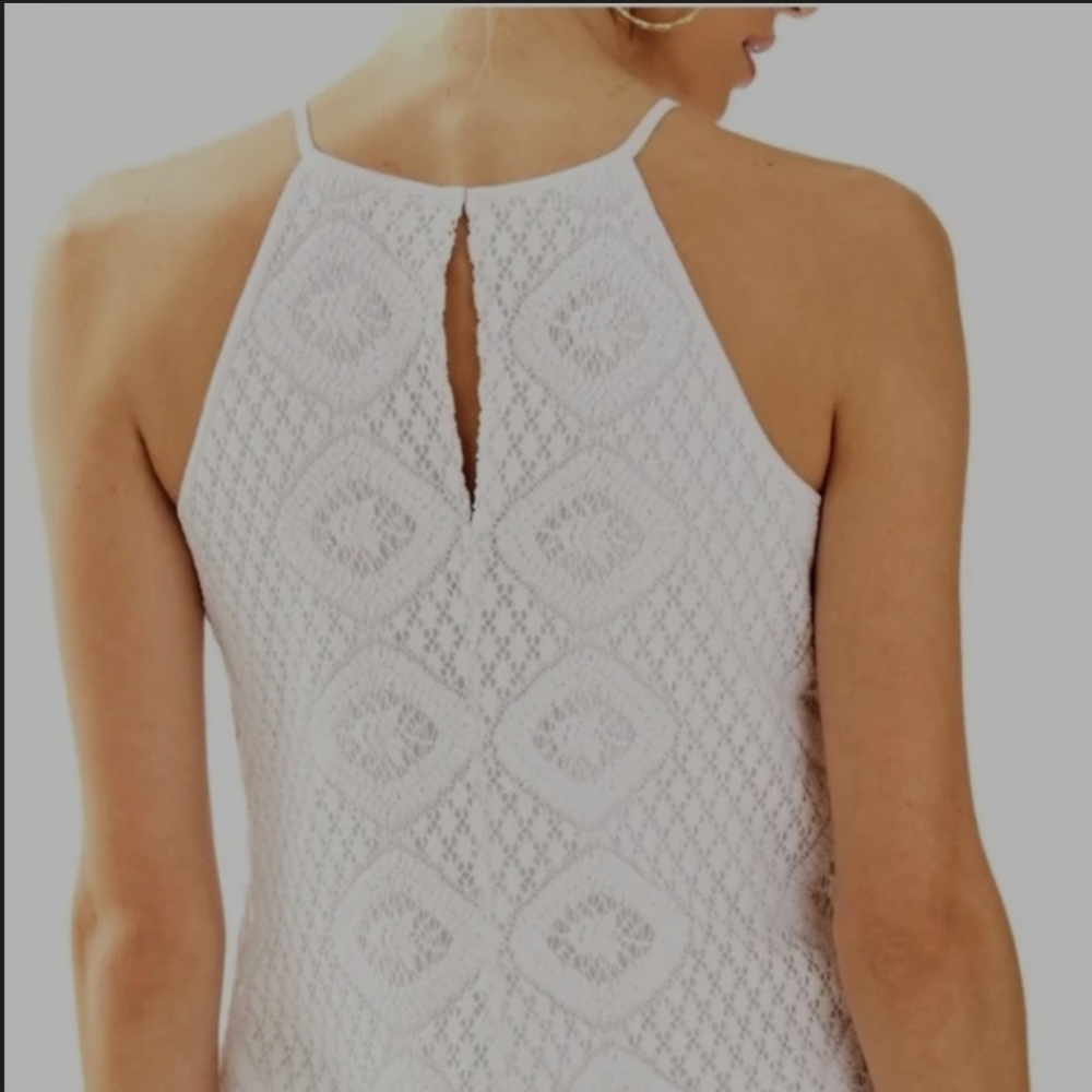 Lilly Pulitzer Reema lace halter top size small - Picture 4 of 8